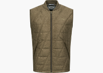 Gilet Vintage Homme Victor Marron Foncé Mélange S