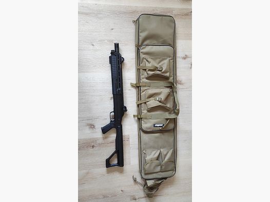 T4E TX 68 CO2-RAM Pump-Action Shotgun Kal. .68 zwart incl. draagtas