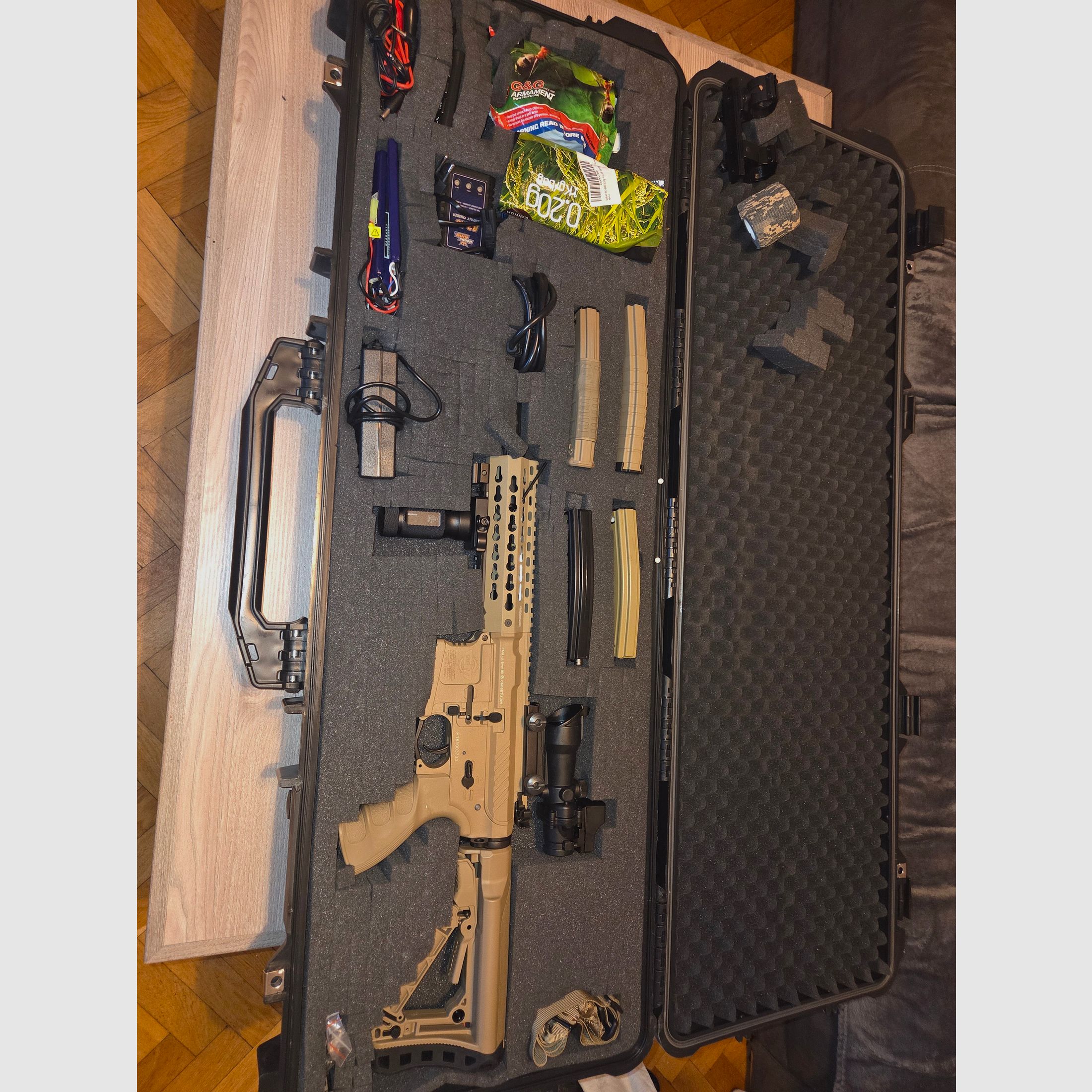 G&G Raider CM16 SRL DST en couleur désert