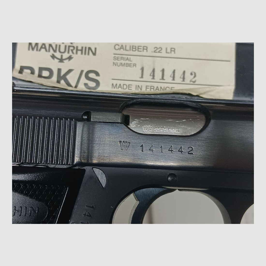 Manurhin - Mulhouse France Mod. PPK/S