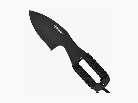 Coltello a lama fissa Haller Stahlwaren + fodero + catena a sfera