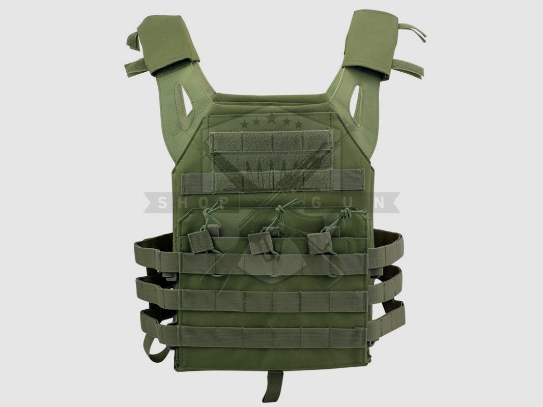 JPC Plattenträger Basic (Oliv)