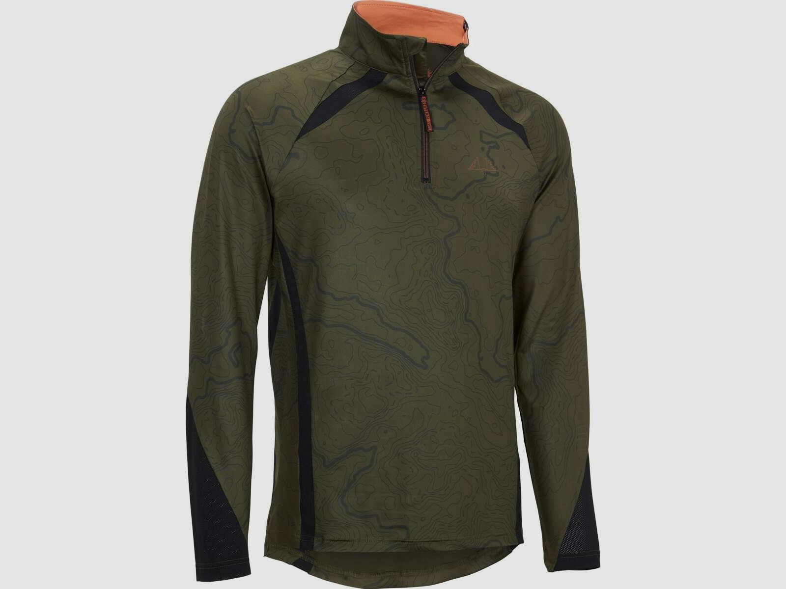 Swedteam Alpha Antibite Pullover with half zipper Printed Green S