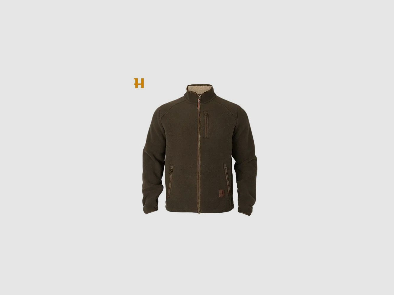 FLEECE-JACKE HARKILA SANDHEM SHERPA BRAUN (023825), Bild 1 von 2