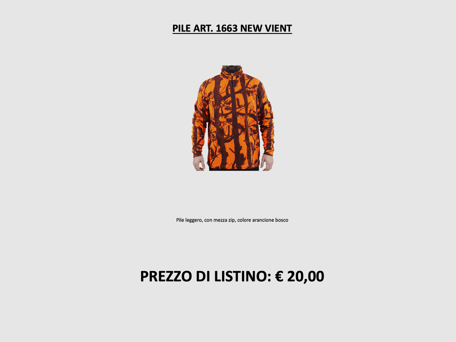 VIENT – PILE VIENT ART. 1663NEW, image 1 of 4