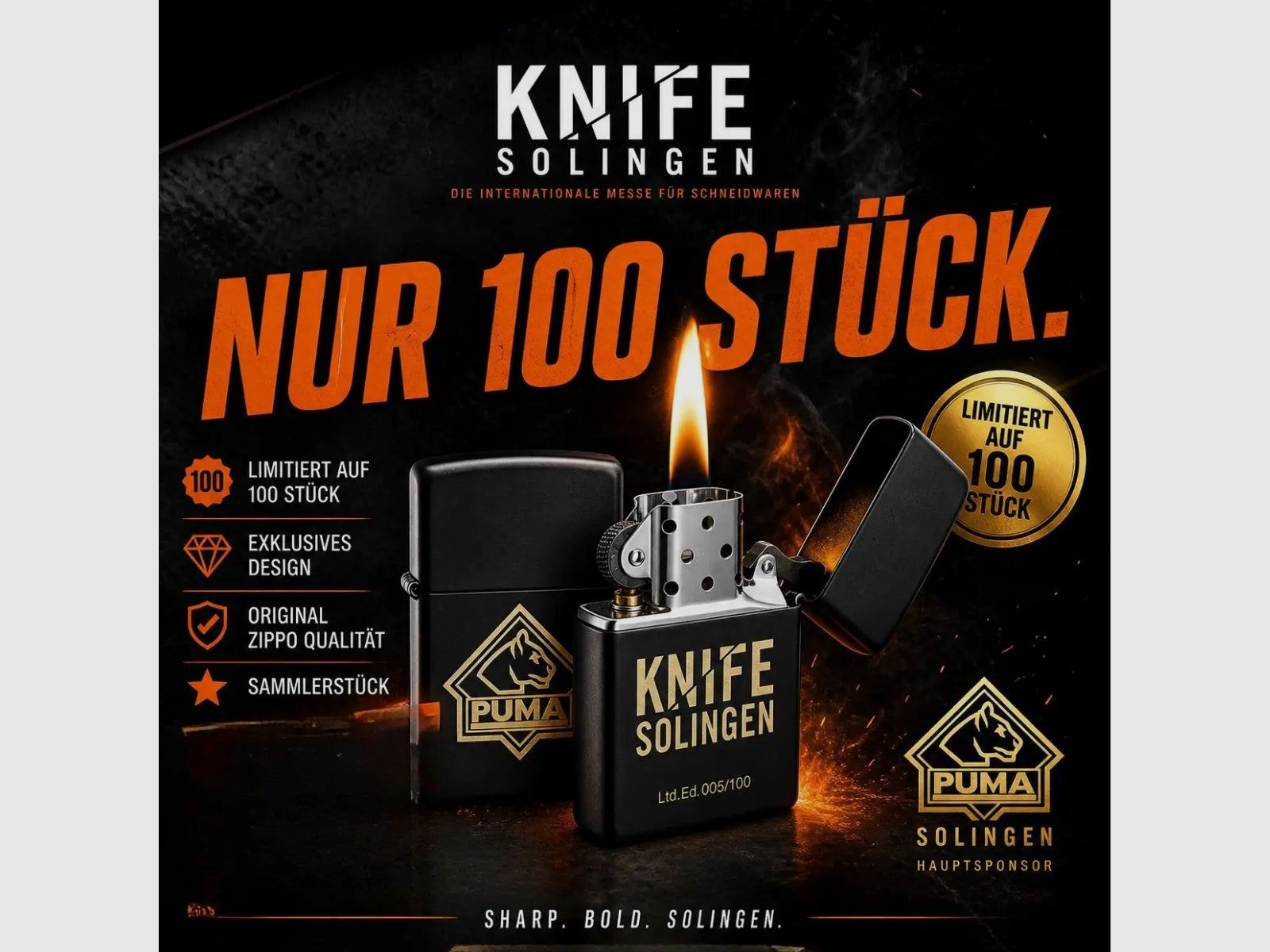 PUMA x KNIFE Solingen Zippo® Limited Edition 2026