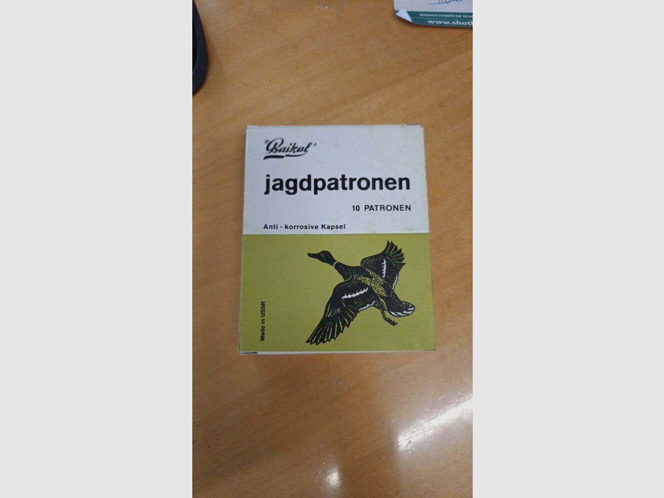 Baikal Jagdpatronen Anti Korrosive Kapsel Nr. 9