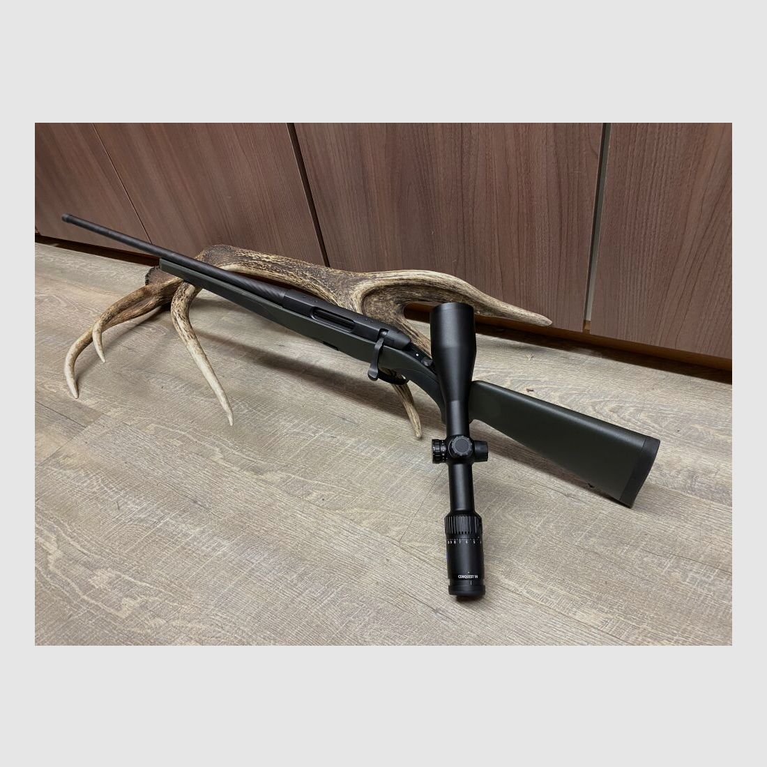 Steyr Mannlicher	 SM 12 SX links, mit Zeiss Conquest V4 3-12x56