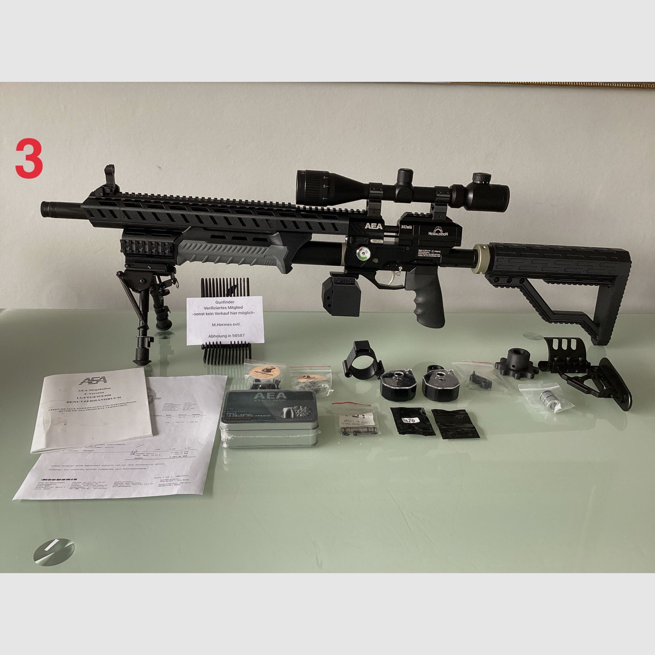 New immediately available AEA Megalodon with invoice and original packaging without or with a lot of accessories.