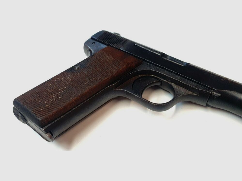 FABRIQUE NATIONALE D'ARMES DE GUERRE HERSTAL BELGIQUE! Przedmiot kolekcjonerski! Pistolet samopowtarzalny FN - 7.65mm Browning - Broń trofealna, zdjęcie 2 z 10