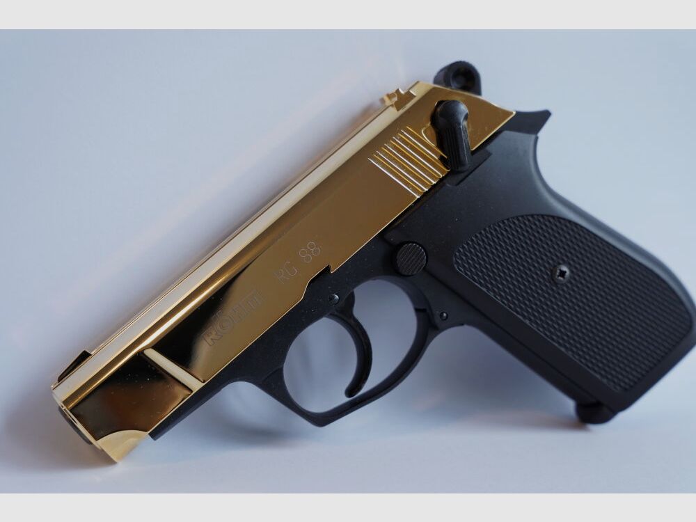 Röhm RG88 Czarny/Złoty pistolet alarmowy