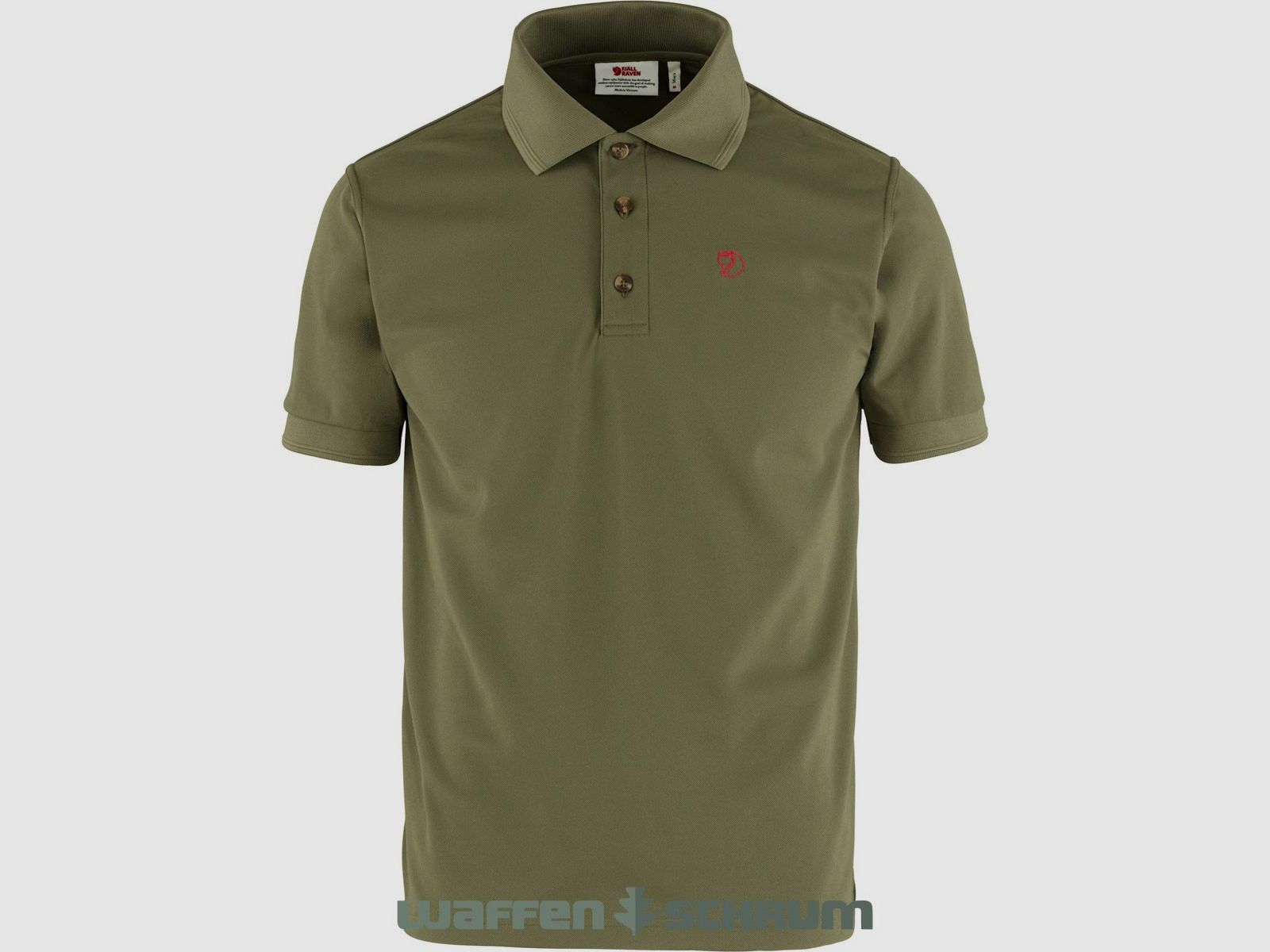 Fjällräven Polo Shirt Crowley Pique Light Olive