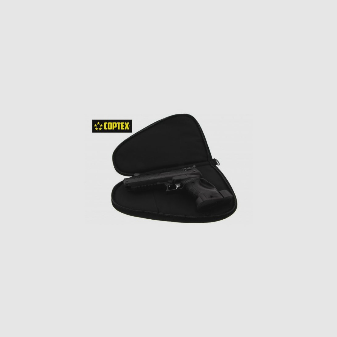 Torba na pistolet dla dużych broni krótkiej z kieszenią na akcesoria