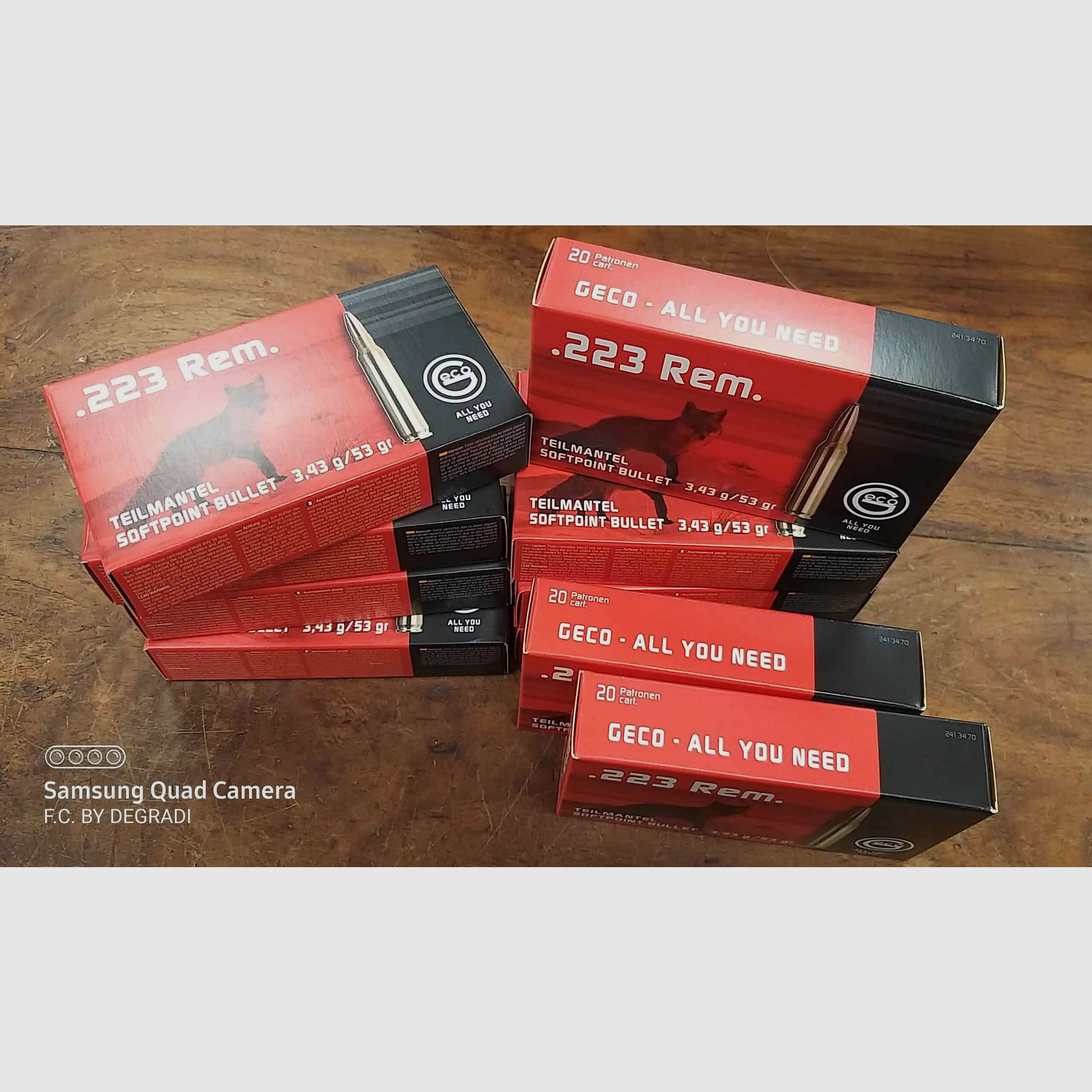 GECO Softpoint 53 Gr. 223 Rem Patronen, Bild 2 von 3