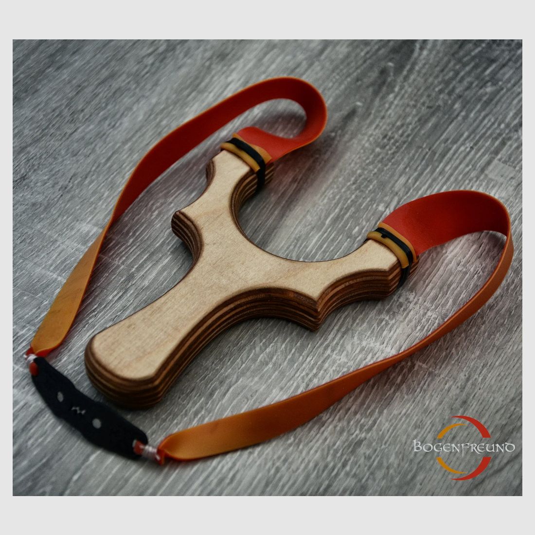 Bogenfreund Slingshot CNC Summer Power mit Stahlkugeln