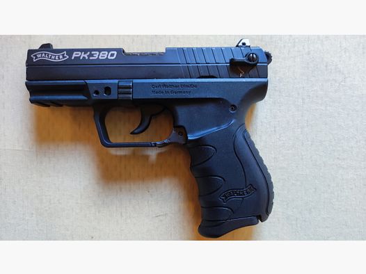 Walther PK 380 Stahlverschluss 9 mm PAK SRS Waffe