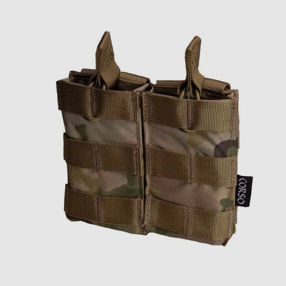 Doppeltaschen-Magazinhülle M4 Corso Tactical - Multicam - MOLLE-Befestigung - Schneller und Sicherer Zugang, Bild 1 von 5