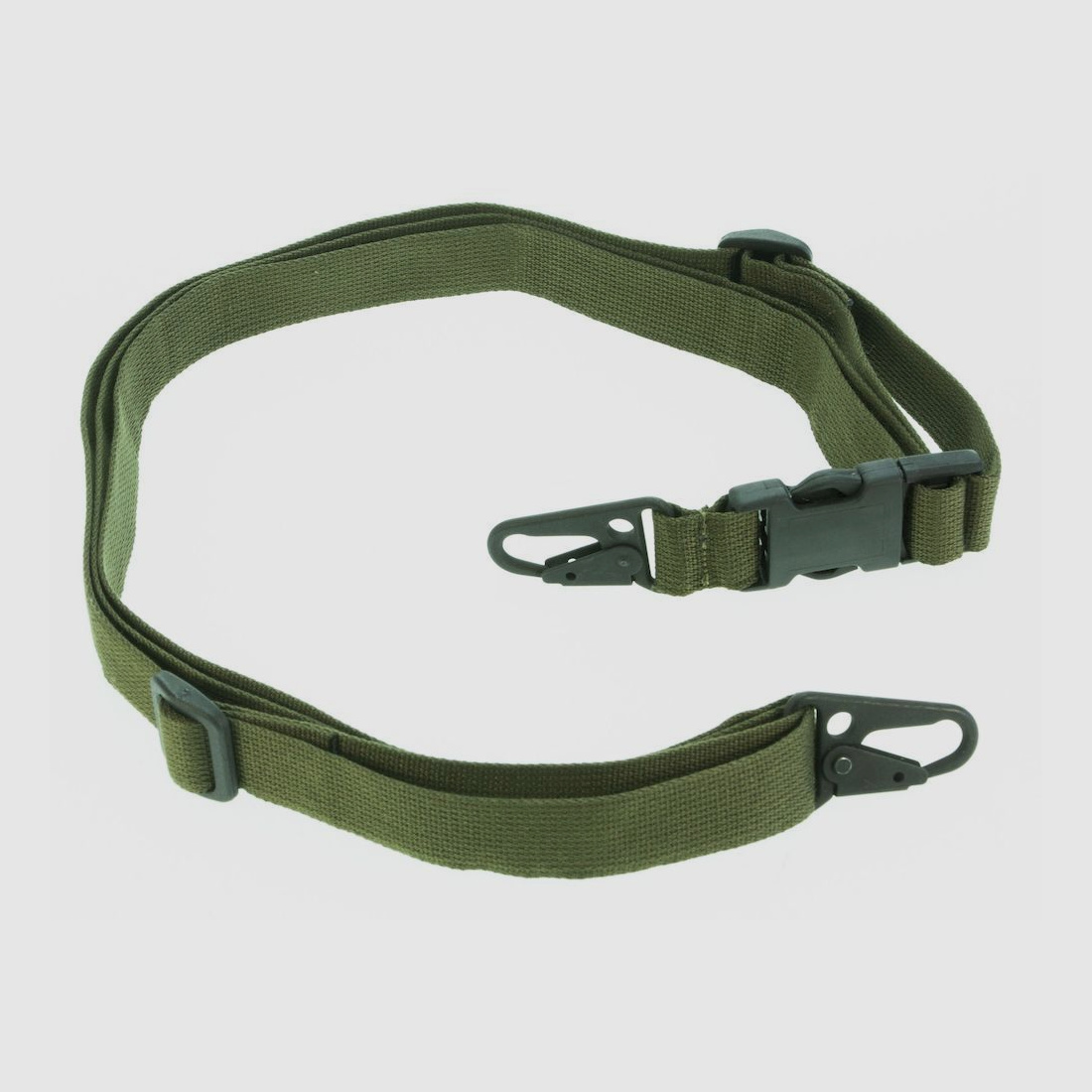Correa de 3 puntos Heckler & Koch con liberación rápida, 25 mm, verde oliva