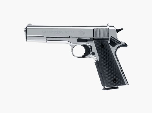 Colt Government 1911 Schreckschusspistole - polished chrome