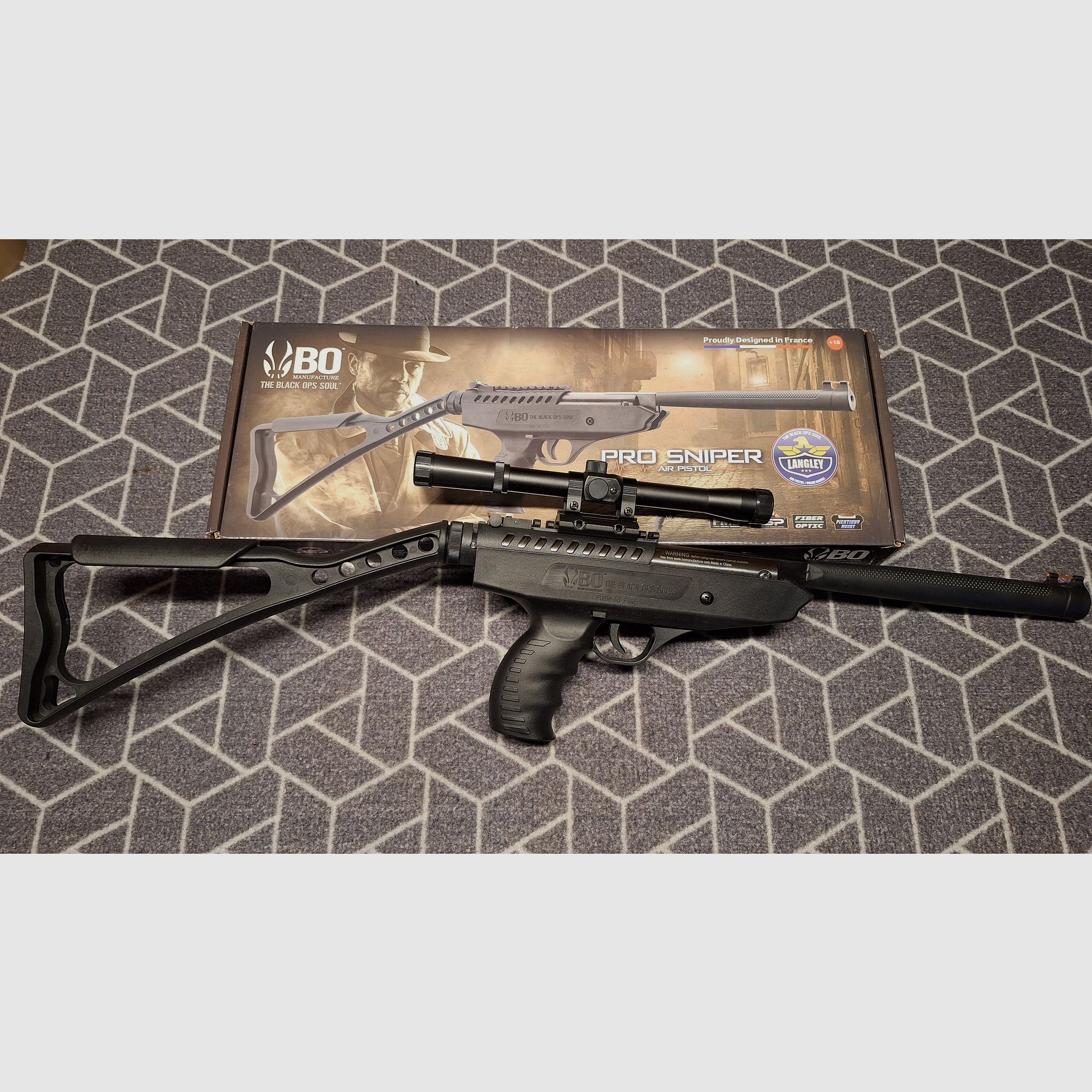 Black Ops Langley ProSniper - 5.5mm - Pistolenkarabiner 