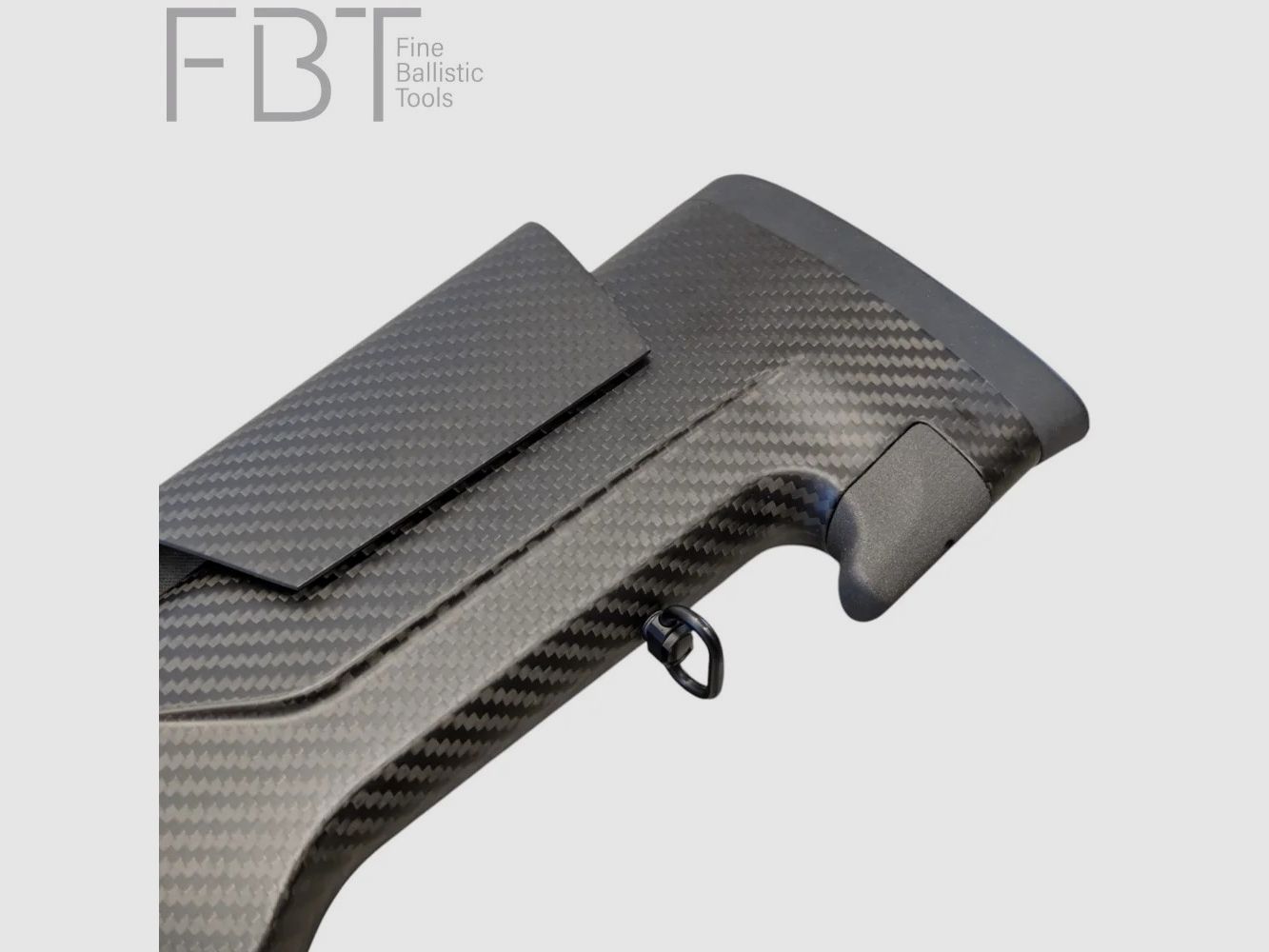 FBT Calcio in carbonio – UNIC SuperErgo per Blaser R8 Ultimate X 2 pezzi, immagine 3 di 3