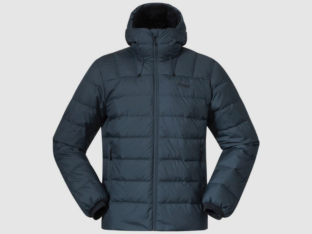 Bergans Herren Jacke Lava Medium Down w/Hood Dunkelblau XL