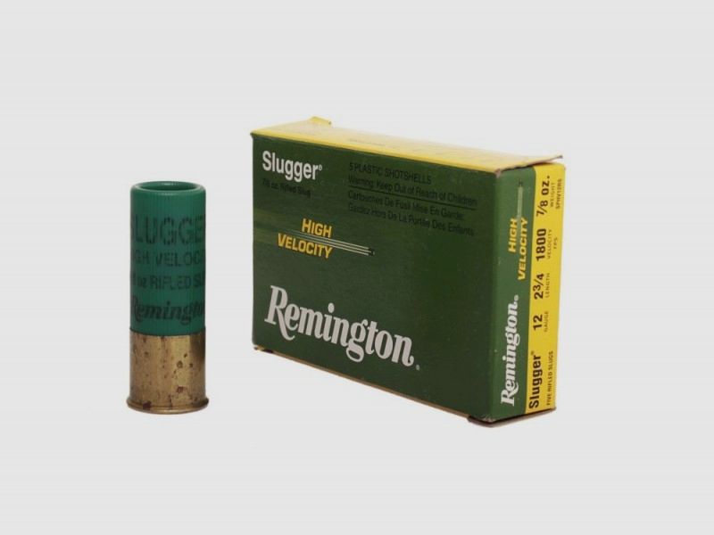 Balle de fusil REMINGTON cal. 12/70 – 28,35 g Slugger Rifled Slugs (pour canons lisses) (1 boîte de 5 pièces), image 1 sur 3