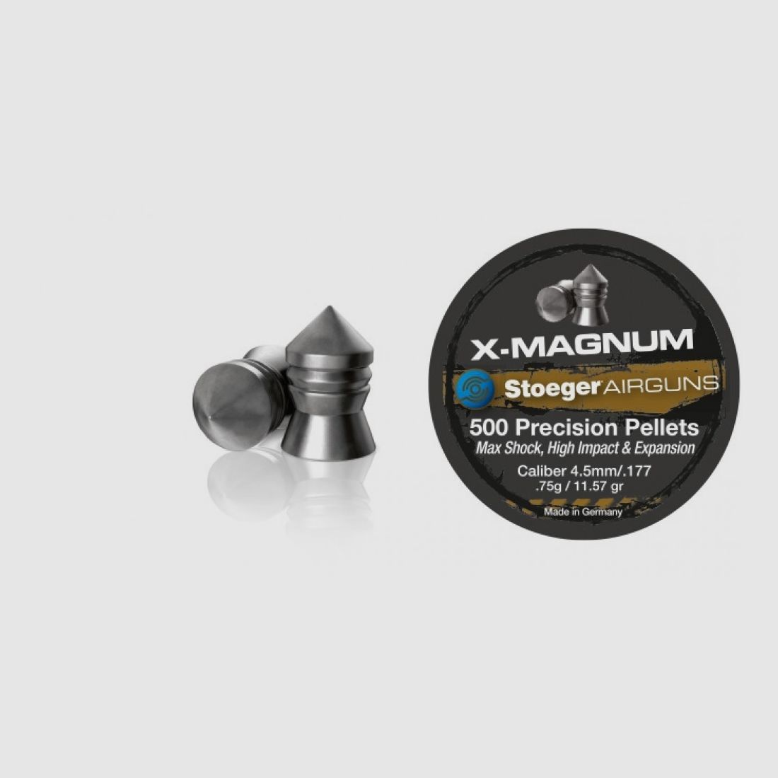 STOEGER Geschosse H&N X-MAGNUM Kal. 4,5 mm 0,75 gr.