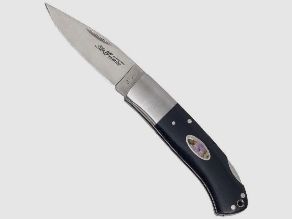 Cuchillo de bolsillo Moki Messer S Micarta HP-30MI conforme a la 42a legal para llevar