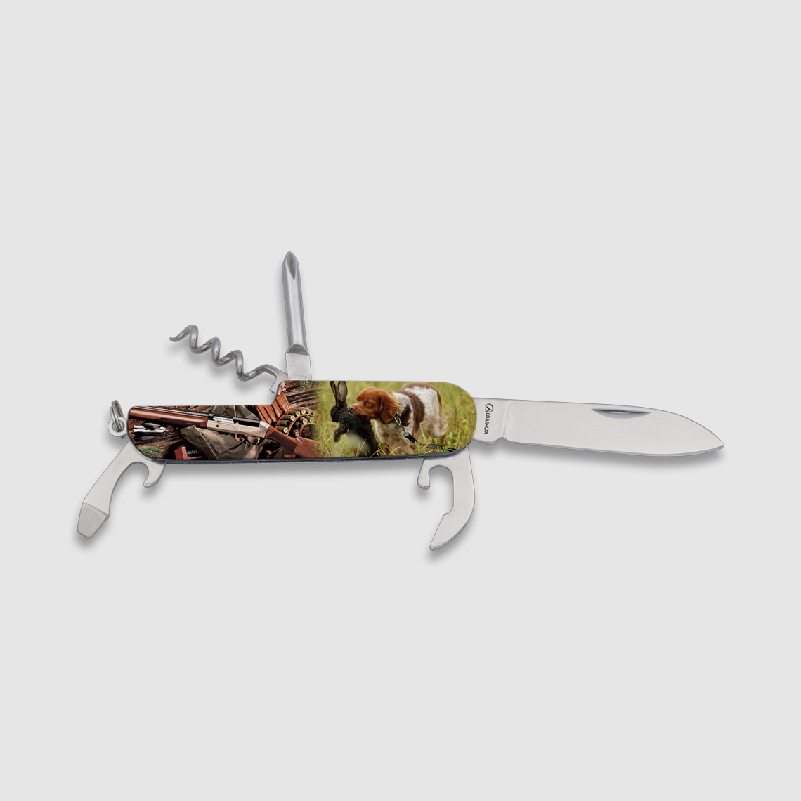 6-function folding knife 3D Hunting