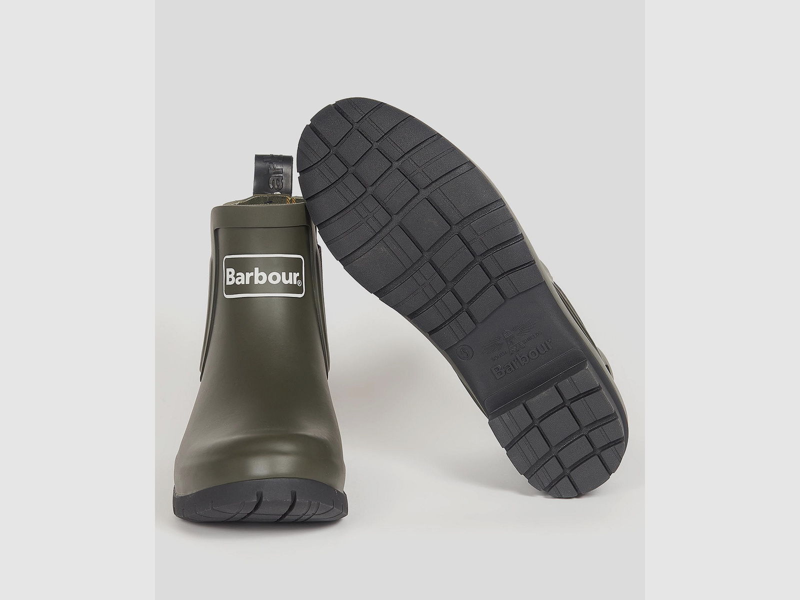 Barbour Kingham Tartan Gummistiefel kurz