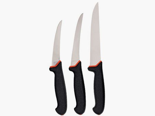 Profi-Messerset Prime-Line 3-teilig (schwarz)