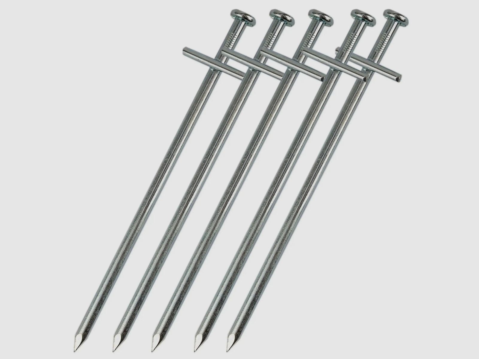 Relags Relags Felsnagel Rock 17 cm 5 Stück silberfarben