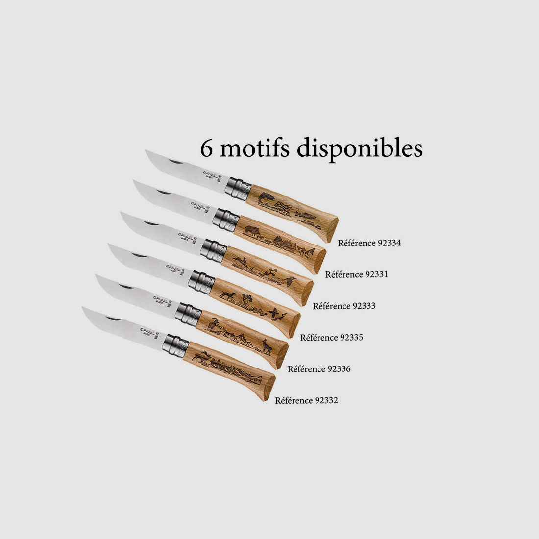 Opinel ANIMALIA DĄB 8 VRI DZIK, zdjęcie 2 z 2