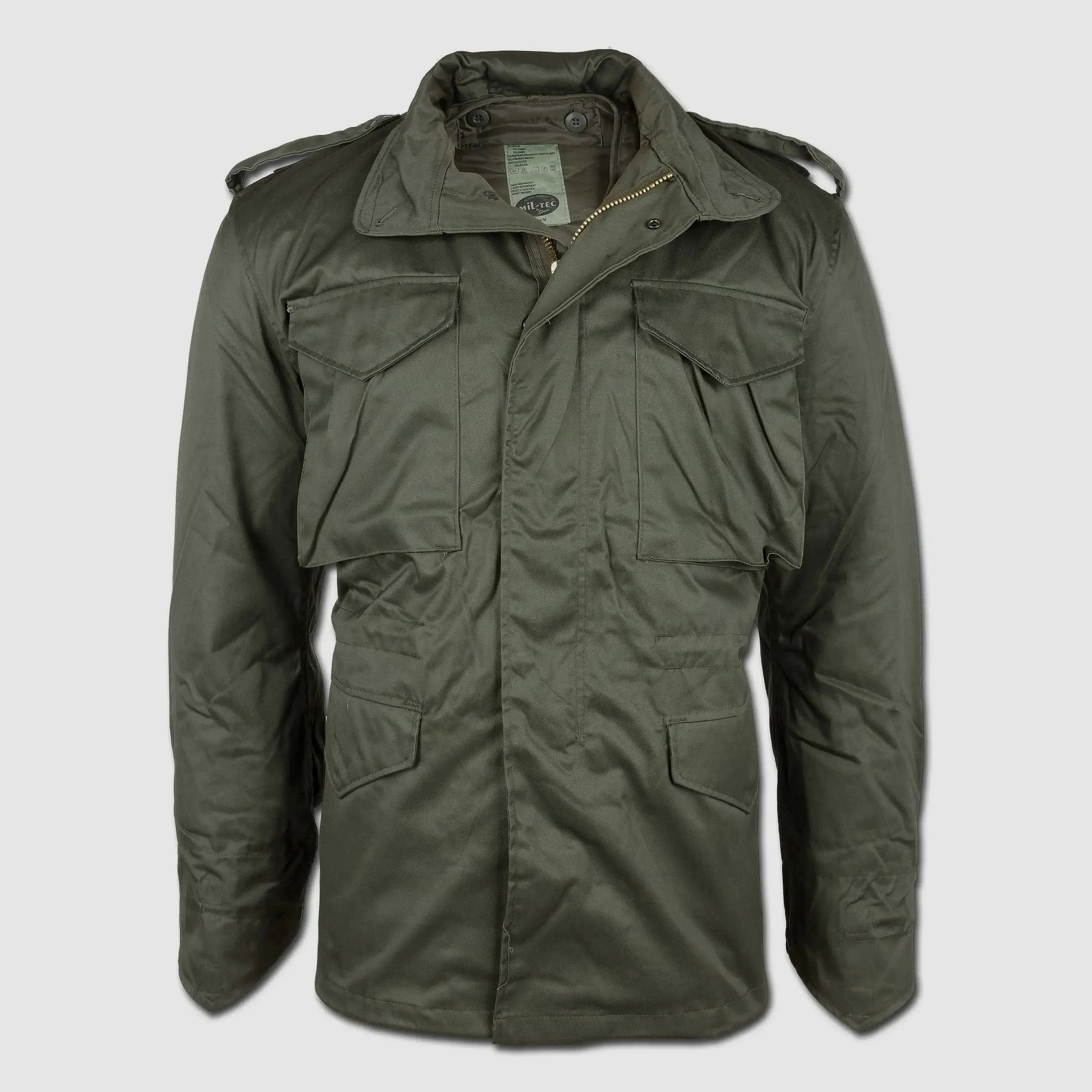 Mil-Tec Mil-Tec Feldjacke M-65 Style - Oliv / S Herren