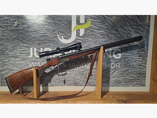 Drilling Merkel Suhl 6,5x57R;12/70 Einstecklauf .22Hornet; Zeiss 6x42 T*