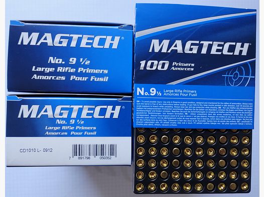Magtech 9½  Large Rifle LR Zündhütchen  - 100Stk.