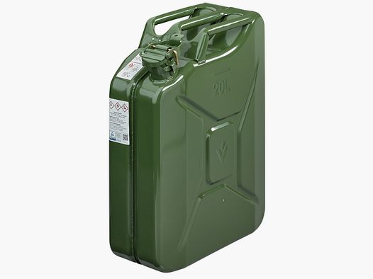 Stalen plaat benzinekan 20 l