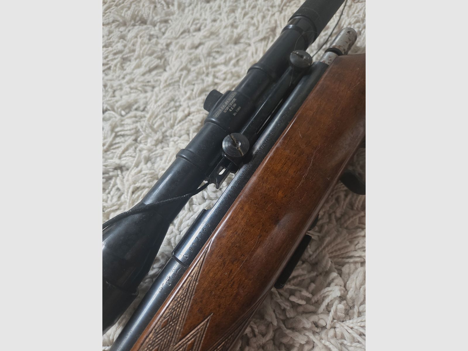 Rifle Anschütz Model 1416 Cal. .22lr incl Waldläufer SUPERIOR 4x20
