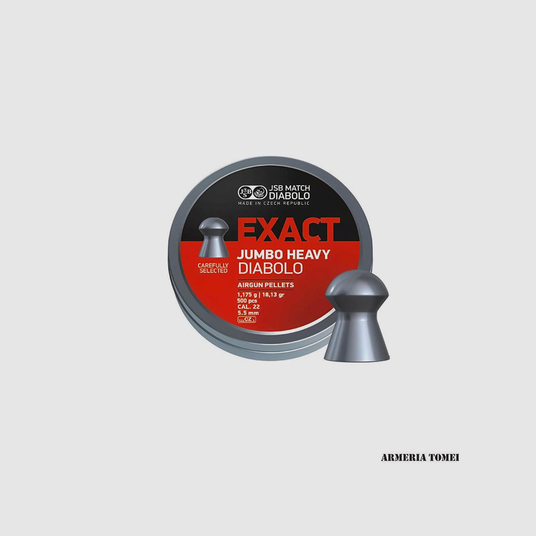 JSB MATCH – EXACT JUMBO HEAVY DIABLO CAL .22 (5.5mm) 1.175g | 18.13gr (500 pcs)
