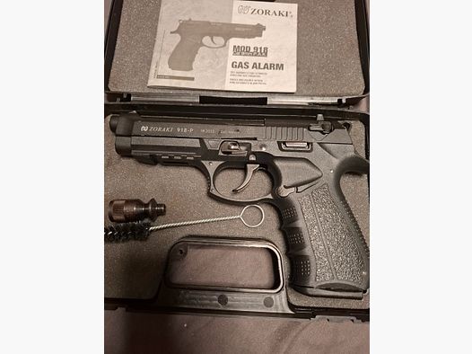 Zoraki 918-P Black 9mm P.A.K. PTB 1072