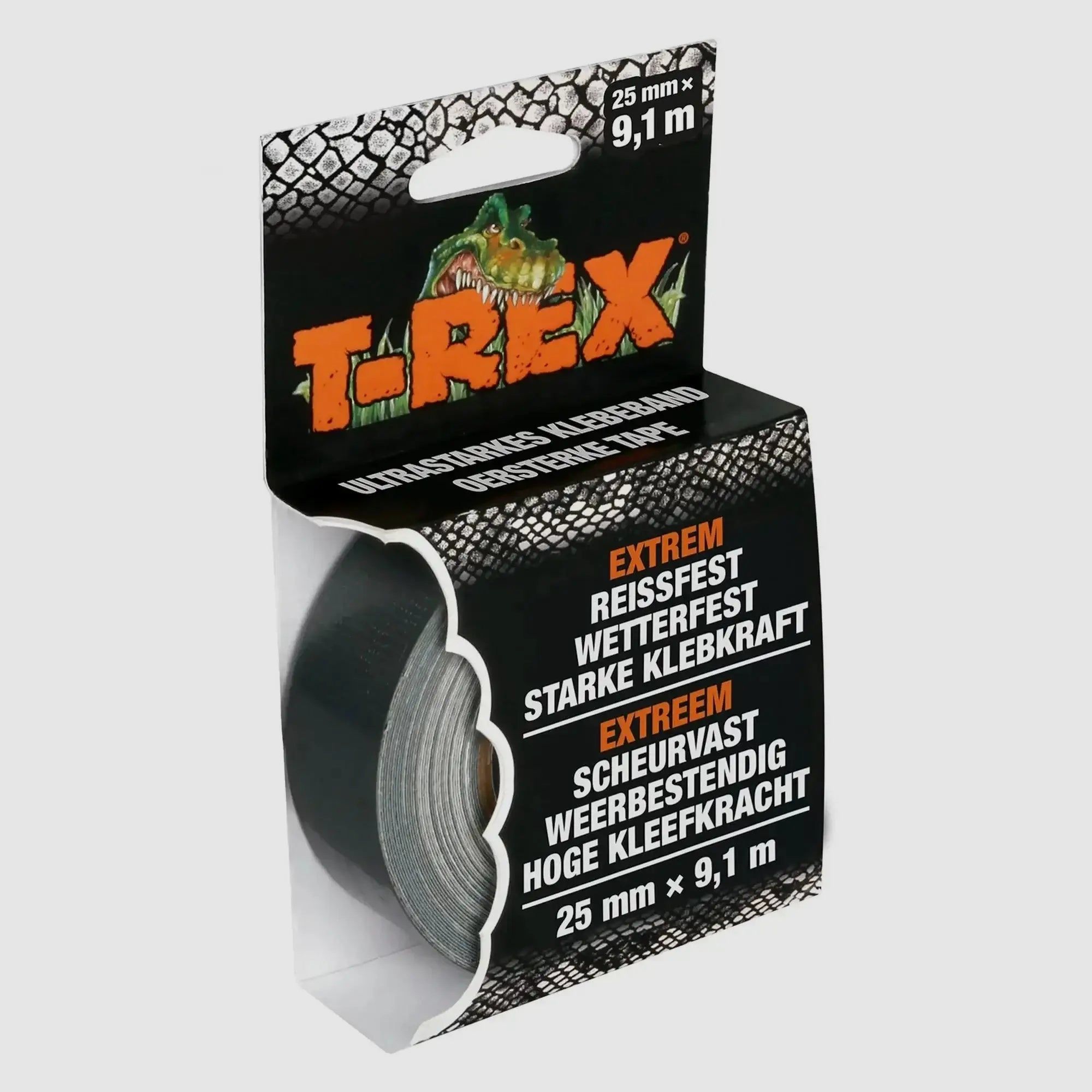 T-Rex T-Rex Ruban Adhésif Ruban en Tissu Mini Rouleau 25 mm x 9.1 m