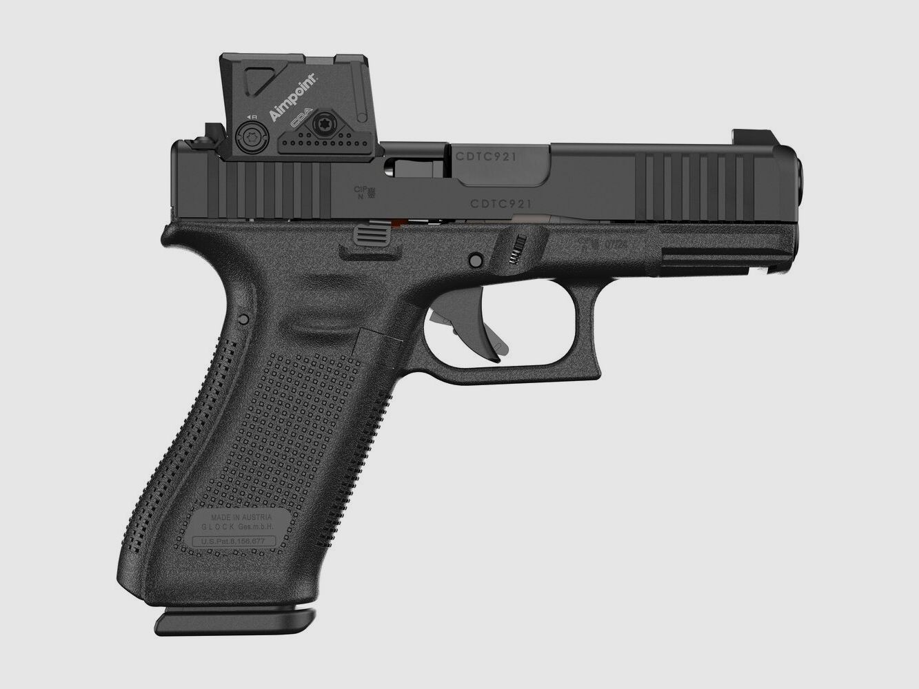 Glock Pistole 45 Gen5 MOS/FS A-CUT Combo 9 mm Luger