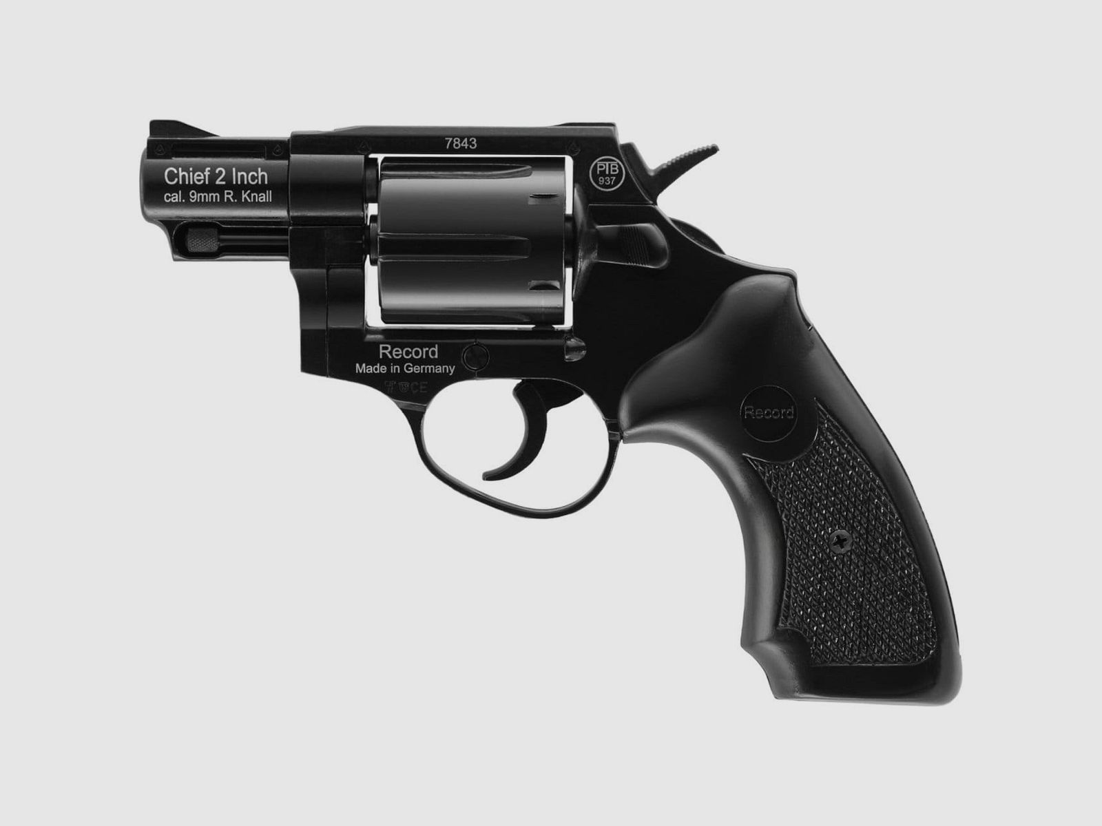 Record Chief 2" Révolver à Blanc 9 mm R.K. bleu