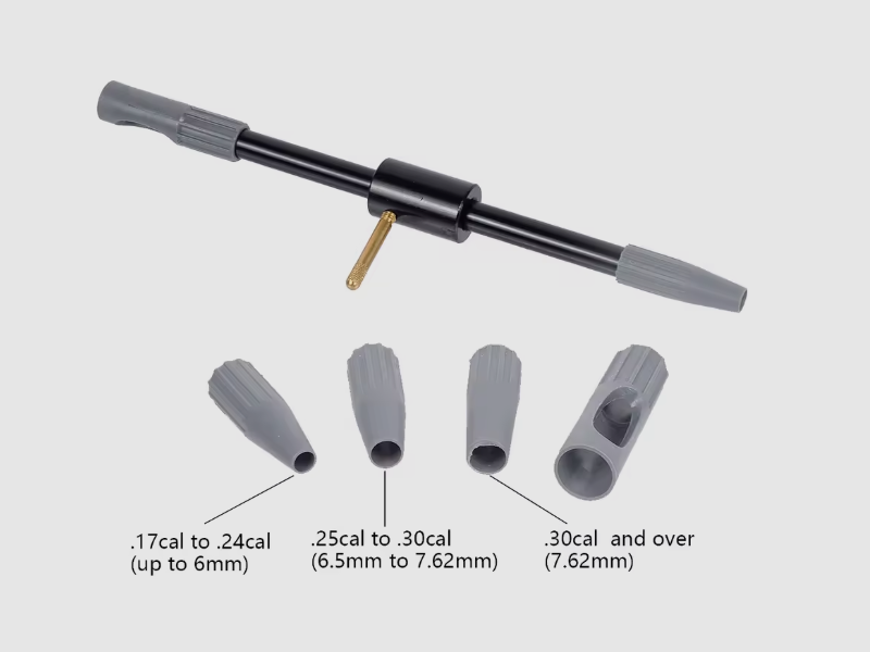 Bore Guide Führungsstab, Putzstockführung, falsches Schloss, Laufreinigungs Tool Kaliber .17 bis .30, Bild 1 von 3