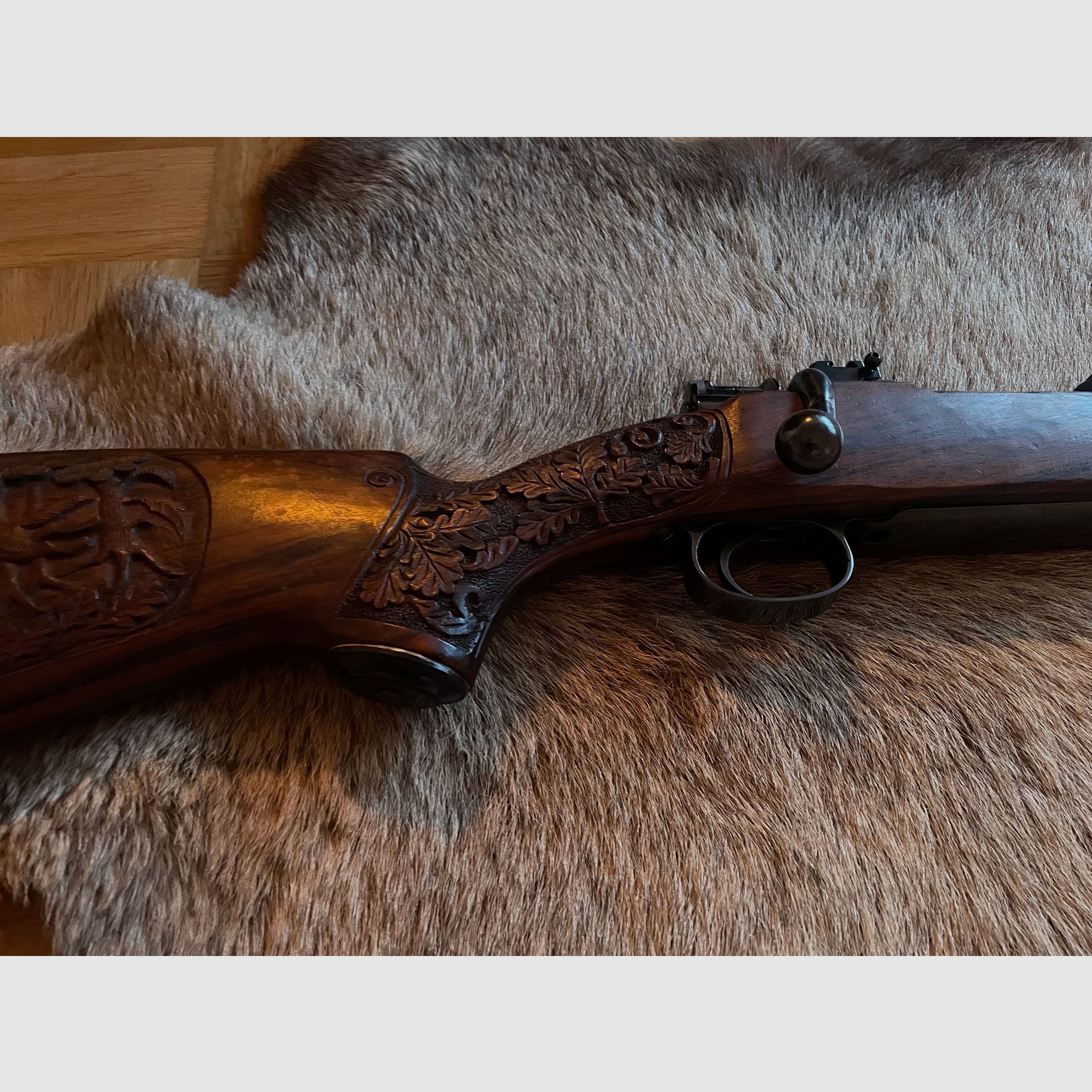 Mauser 98 in .308 stock fittings