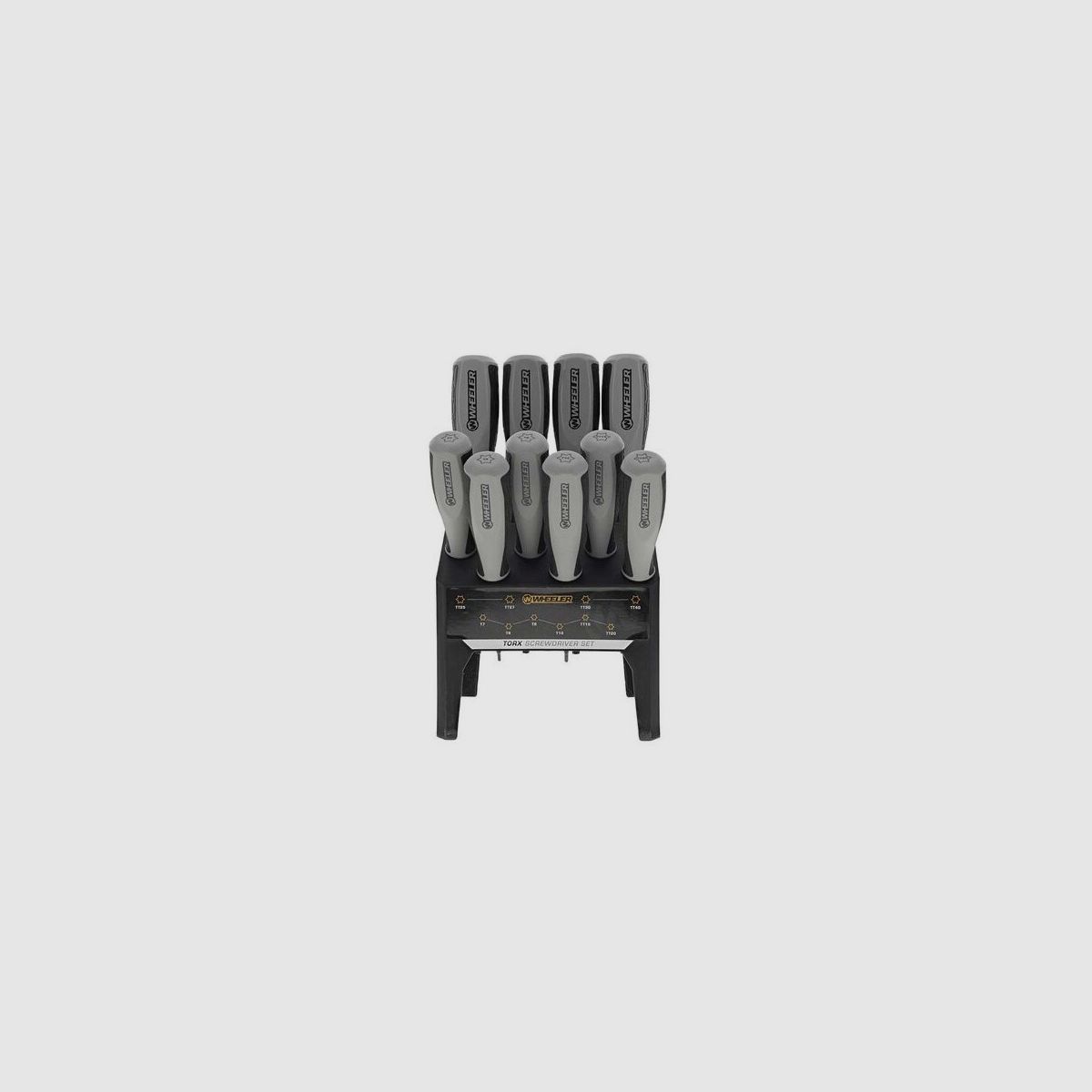 Wheeler Set 30 Sechskantschraubendreher SAE/Metrisch und Torx mit Werkbankhalter, Bild 4 von 15