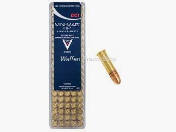 CCI 0031 .22LR MINI MAG HS 36 grain copper-plated 100 pieces