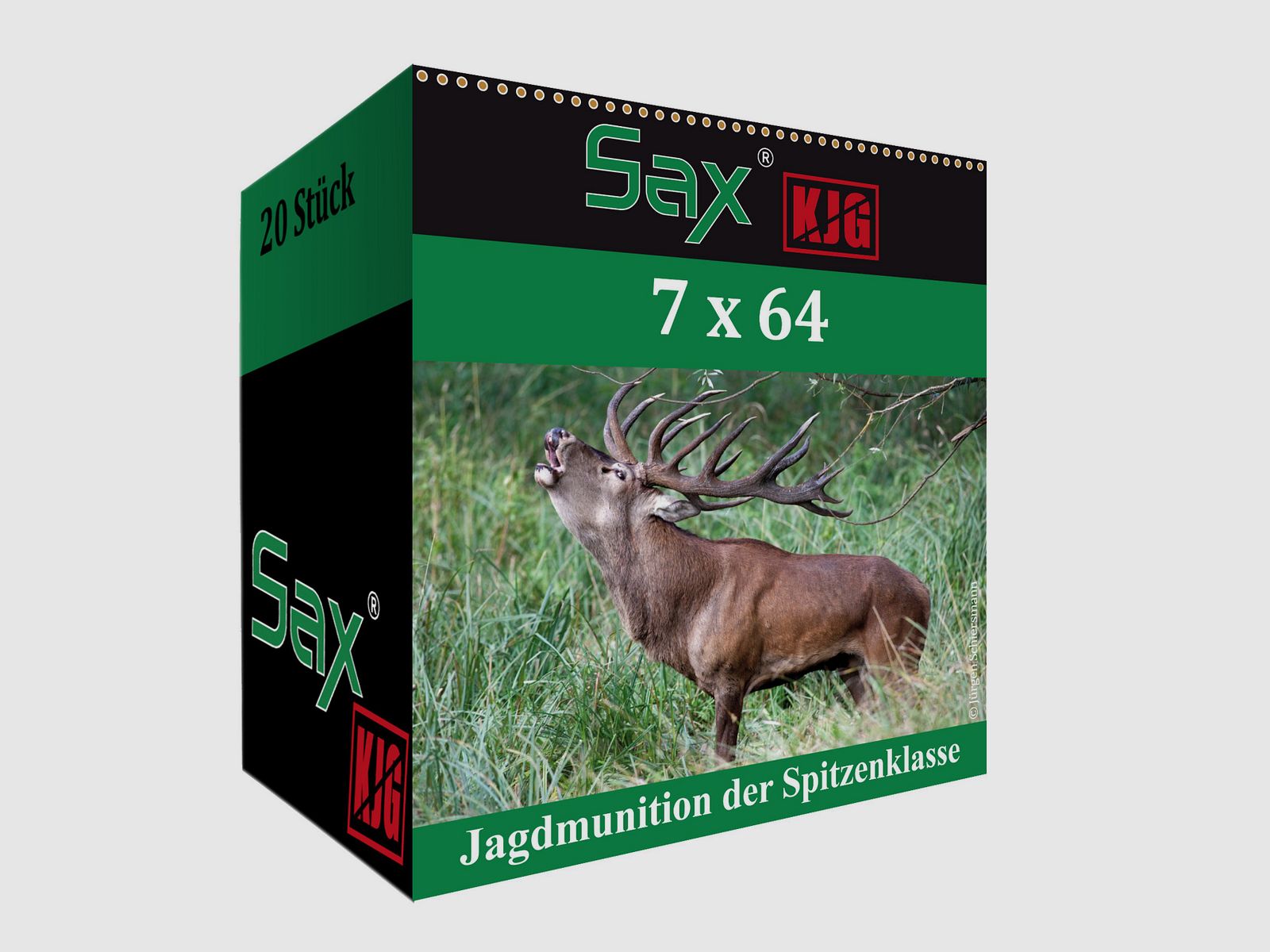 Sax rifle cartridges KJG-SR 7x64. 104 grains