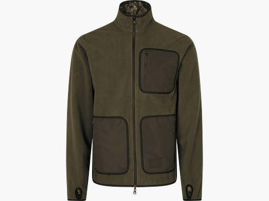 Seeland Rogue Reversible Fleece Jacket Men Light Pine/InVis Green L
